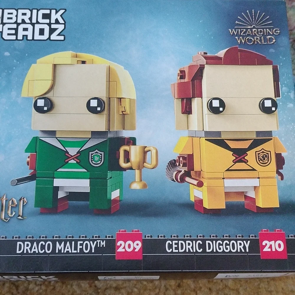 Lego Brickheadz 40617 Draco Malfoy & Cedric Diggory Figures Building Set HP